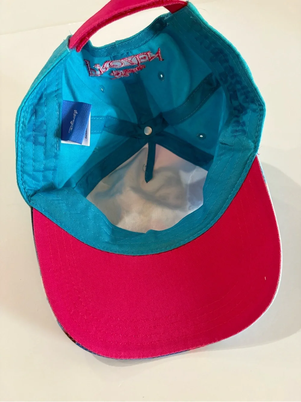 Disney Frozen women's Anna & Elsa Turquoise Baseball Cap, adjustable